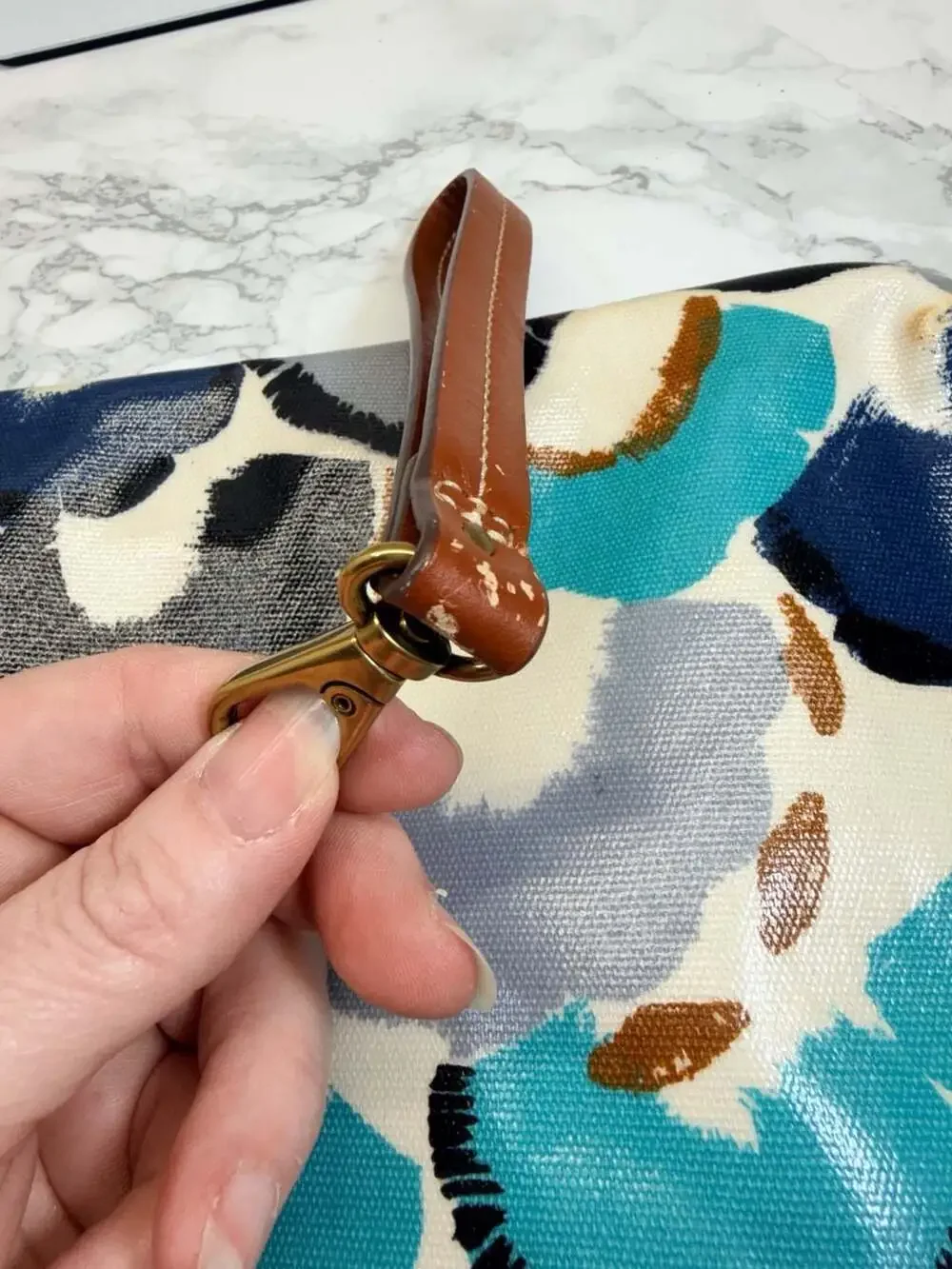 Fossil Floral Print Coated Canvas Wristlet Pouch Set